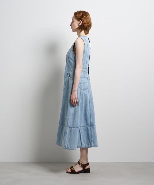 LANVIN en Bleu ワンピース Lee×LANVIN Bleuデニムワンピース