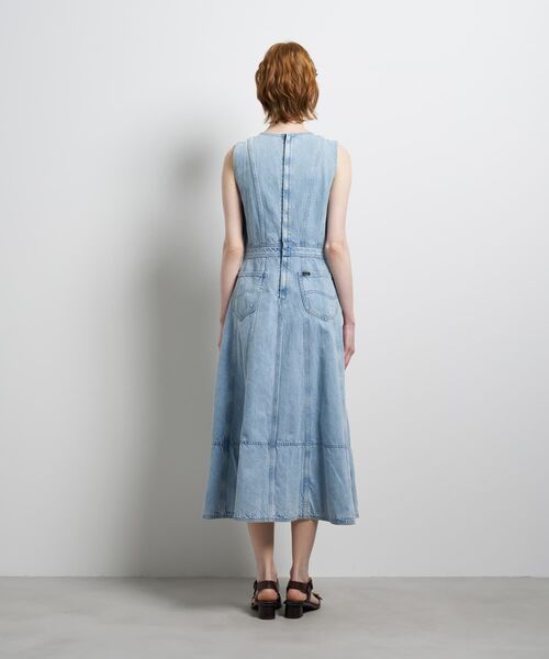 LANVIN en Bleu ワンピース Lee×LANVIN Bleuデニムワンピース
