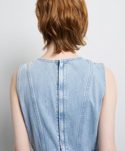 LANVIN en Bleu ワンピース Lee×LANVIN Bleuデニムワンピース