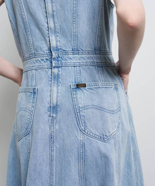 LANVIN en Bleu ワンピース Lee×LANVIN Bleuデニムワンピース