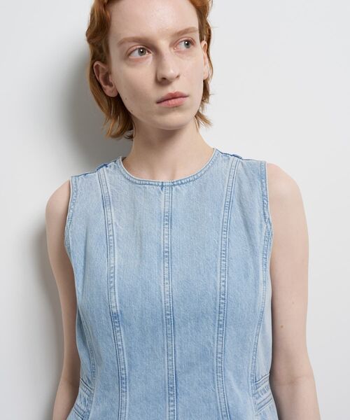 LANVIN en Bleu ワンピース Lee×LANVIN Bleuデニムワンピース