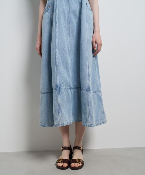 LANVIN en Bleu ワンピース Lee×LANVIN Bleuデニムワンピース