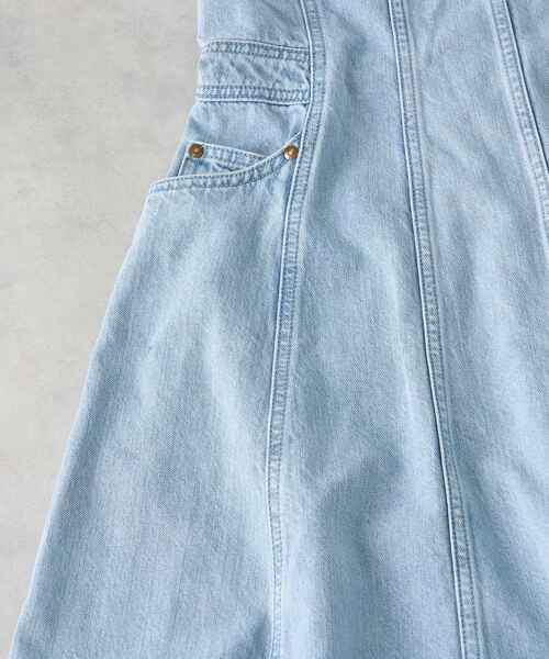 LANVIN en Bleu ワンピース Lee×LANVIN Bleuデニムワンピース