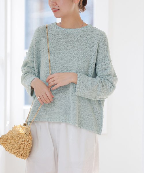 JOURNAL STANDARD relume テープヤーンルーズプルオーバー 追加》テープヤーンルーズプルオーバー（ニット/セーター）｜JOURNAL