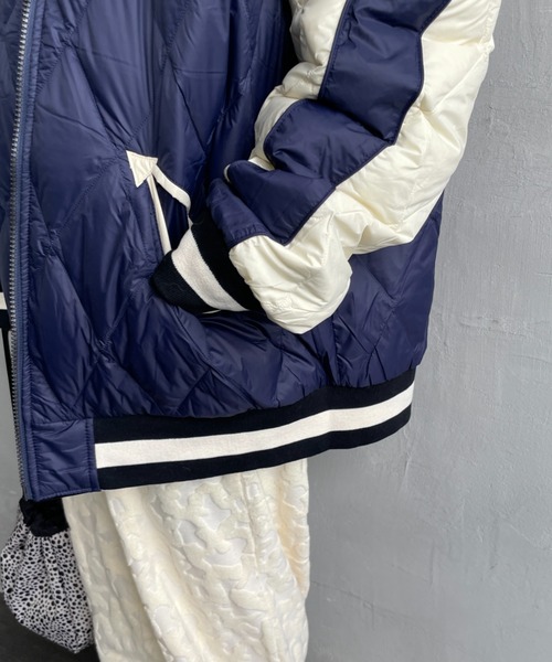 「TAION」 スタジャン X-LARGE ブラック レディース_画像8