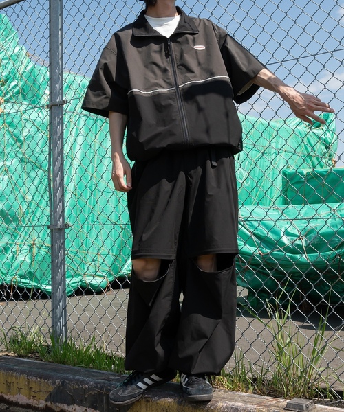 「Perushu」 ブルゾン LARGE グレイッシュベージュ メンズ_画像7