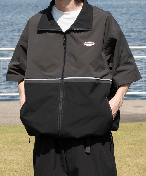 「Perushu」 ブルゾン LARGE グレイッシュベージュ メンズ_画像9