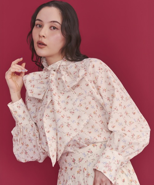 Cath Kidston（キャス・キッドソン） ブラウス シャツ ボウタイ