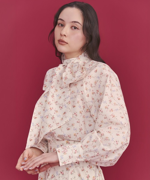 Cath Kidston（キャス・キッドソン） ブラウス シャツ ボウタイ 