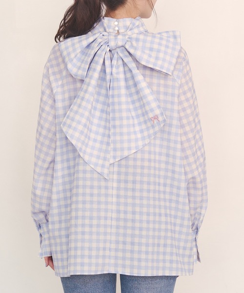 Cath Kidston（キャス・キッドソン） ブラウス シャツ ボウタイ