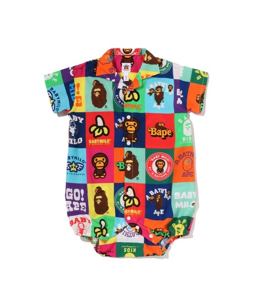 A BATHING APE ロンパース A BATHING APE（アベイシングエイプ） ベビー服 ロンパース BABY MILO