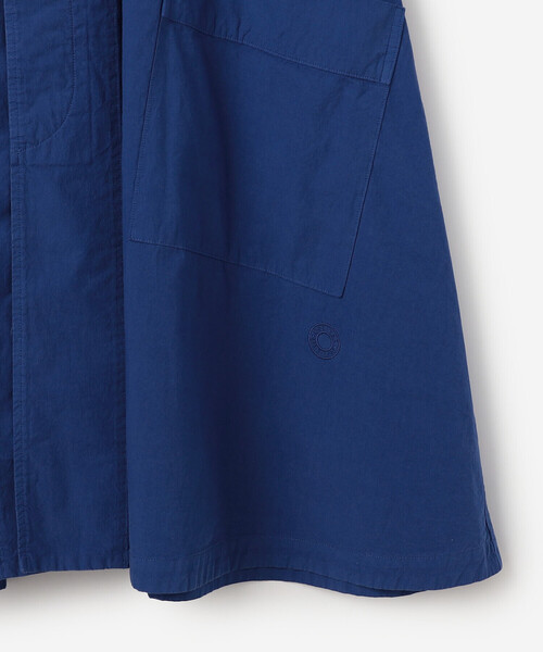 ステンカラーコート コート ORCIVAL | ガーメントダイ コットン Aライン ラグランコート WOMEN レディースの画像