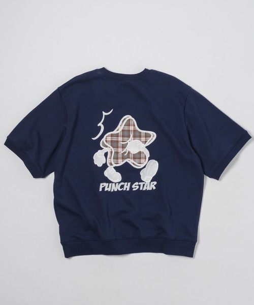kaoyorinakami tシャツ punch star half sweat / パンチスターハーフ