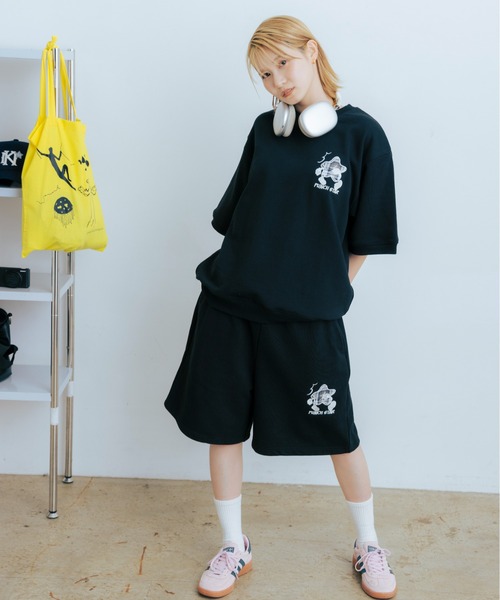 kaoyorinakami tシャツ punch star half sweat / パンチスターハーフ