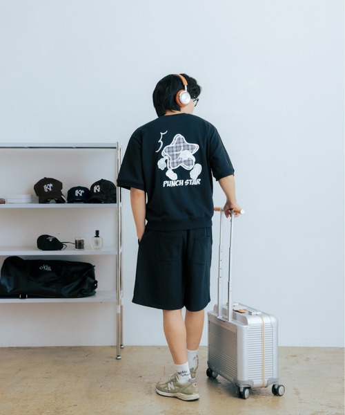 kaoyorinakami tシャツ punch star half sweat / パンチスターハーフ