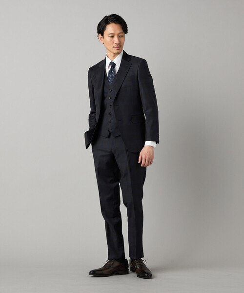 セレモニースーツ カジュアルスーツ 入学式 「IL PRINCIPE」 「セットアップ対応」尾州産 タータンチェック ジャケット メンズの画像