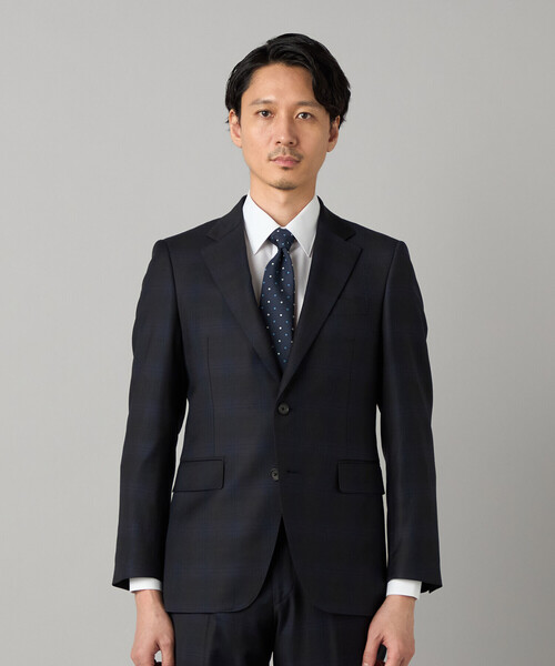 セレモニースーツ カジュアルスーツ 入学式 「IL PRINCIPE」 「セットアップ対応」尾州産 タータンチェック ジャケット メンズの画像