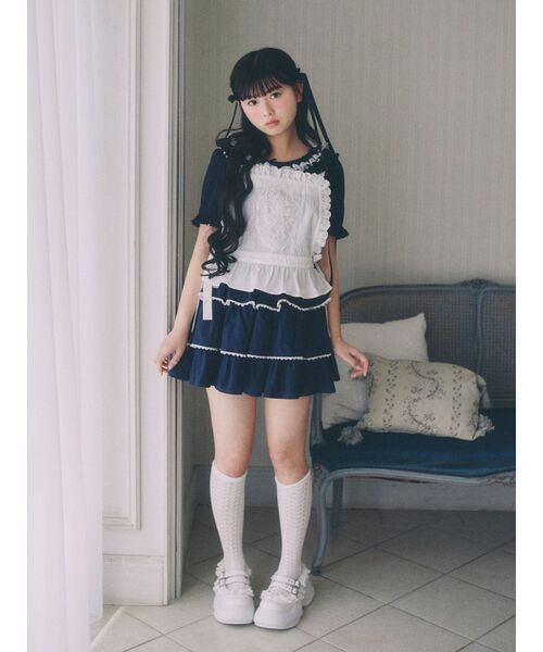 merry jenny（メリージェニー） tシャツ romantic frill summer top