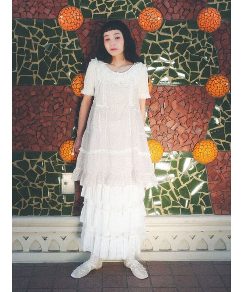merry jenny（メリージェニー） tシャツ romantic frill summer top