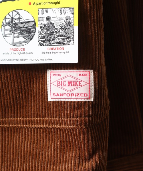 「BIG MIKE」 コーデュロイジャケット M ブラウン メンズ_画像5