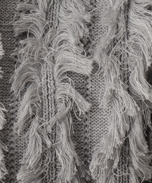 「DRESSTERIOR」 ニットカーディガン 36 ネイビー レディース_画像6