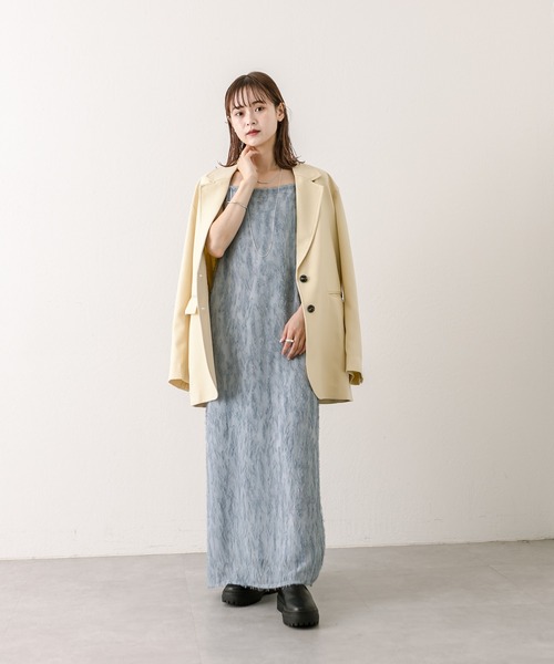 「mystic」 キャミソールワンピース 1 ブルー レディース_画像2