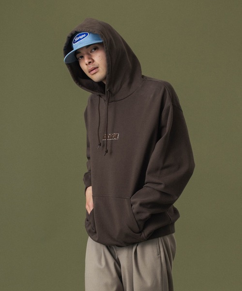 XLARGE（エクストラ ラージ） プルオーバーパーカー L グレー メンズ