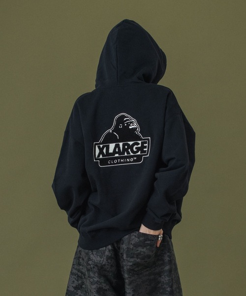 XLARGE（エクストラ ラージ） プルオーバーパーカー L グレー メンズ