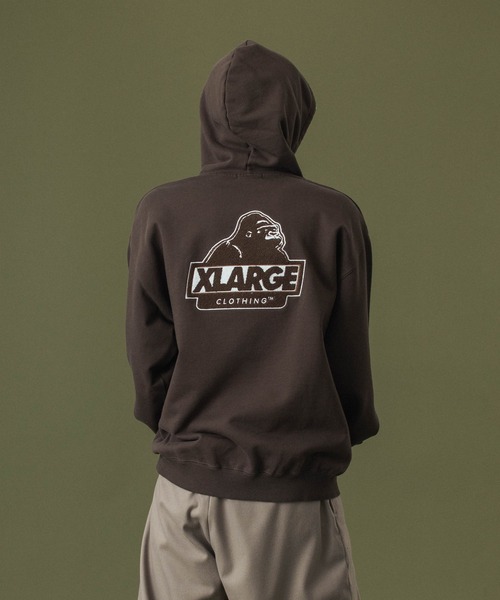 XLARGE（エクストラ ラージ） プルオーバーパーカー L グレー メンズ