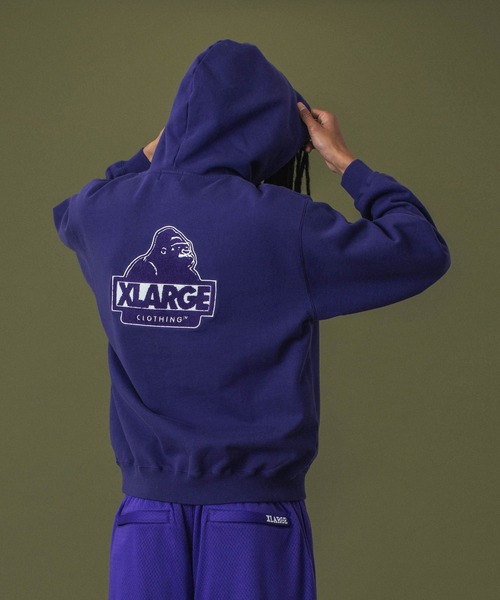 XLARGE（エクストラ ラージ） プルオーバーパーカー L グレー メンズ