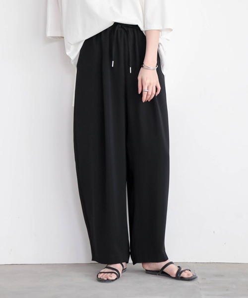 for/c（フォーシー） ワイドパンツ スラックス パンツ 「低身長/高身長