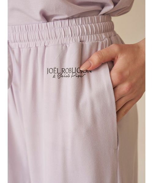 パジャマ ルームウェア 「JOEL ROBUCHON」「持続冷感」ワンポイントプリントロングパンツ レディースの画像