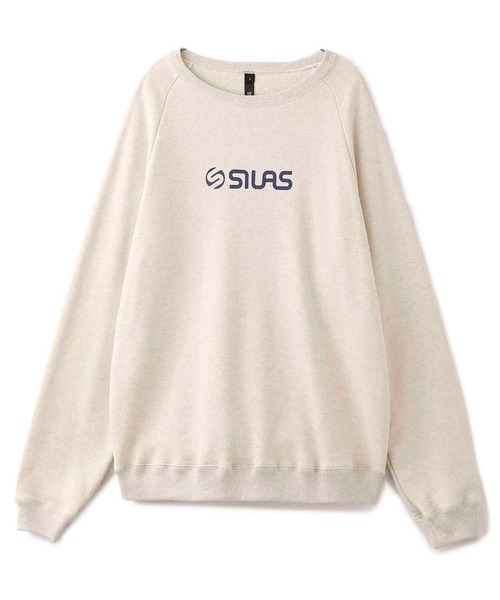 「SILAS」 スウェットカットソー MEDIUM ブラック メンズ_画像4