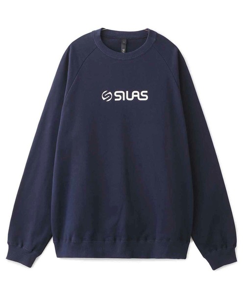 「SILAS」 スウェットカットソー MEDIUM ブラック メンズ_画像5