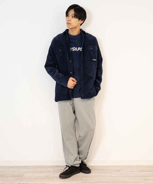 「SILAS」 スウェットカットソー MEDIUM ブラック メンズ_画像8