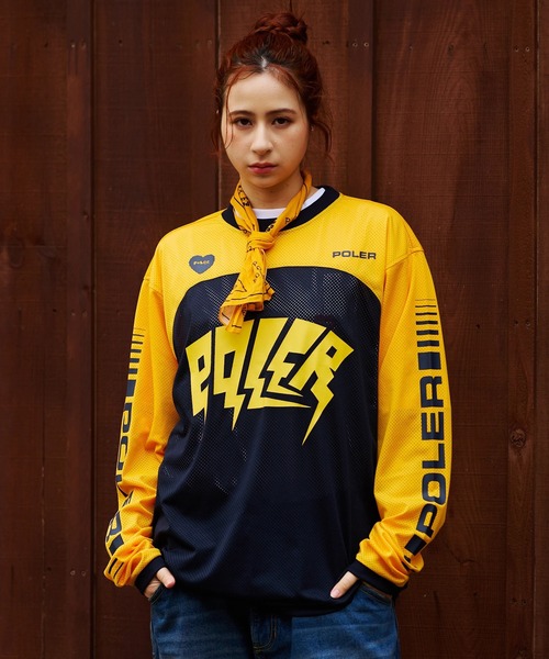 POLeR（ポーラー） tシャツ POLeR×GSC MOTO JERSEY「GSC別注」 メンズ