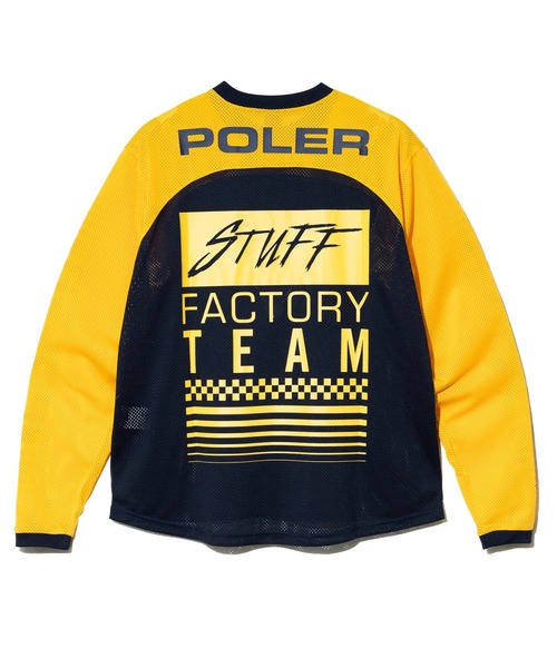POLeR（ポーラー） tシャツ POLeR×GSC MOTO JERSEY「GSC別注」 メンズ