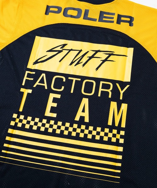 POLeR（ポーラー） tシャツ POLeR×GSC MOTO JERSEY「GSC別注」 メンズ