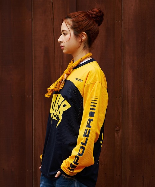 POLeR（ポーラー） tシャツ POLeR×GSC MOTO JERSEY「GSC別注」 メンズ