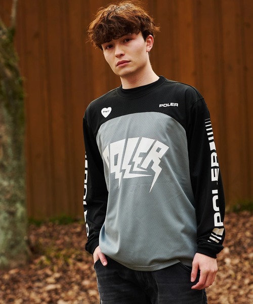 POLeR（ポーラー） tシャツ POLeR×GSC MOTO JERSEY「GSC別注」 メンズ