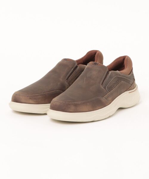 ROCKPORT（ロックポート） スリッポン COLLEN「本革/軽量」メンズ