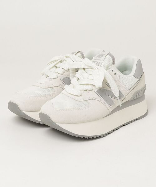 【23cm】新品 未使用 タグ・箱付き ニューバランス スニーカー ホワイト New Balance（ニューバランス） ローカットスニーカー 23cm ホワイト