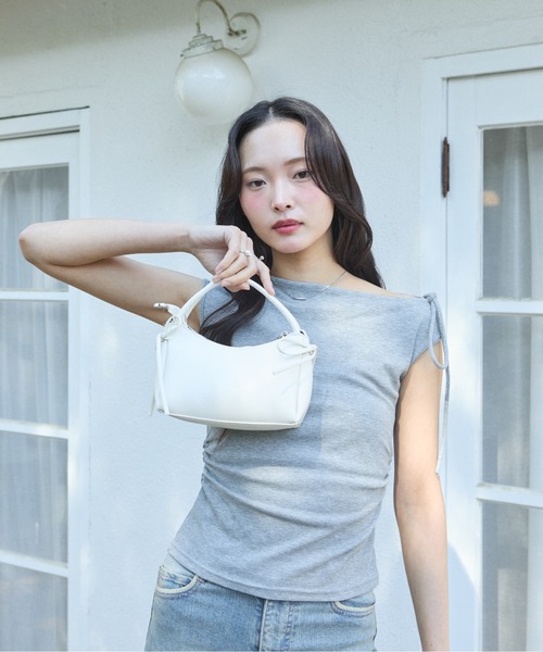 krahe（クレーエ） ショルダーバッグ バッグ サイドリボンミニボストン