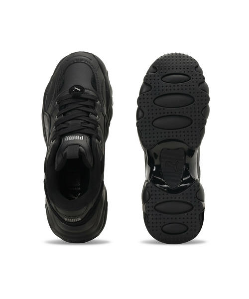 「PUMA」 ローカットスニーカー 26.0cm ブラック レディース_画像4