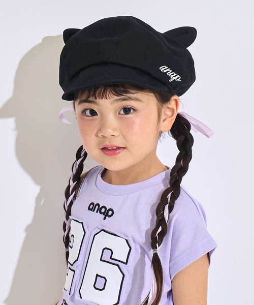 ANAP kids（アナップキッズ） メッシュキャップ キャップ 帽子 ネコ耳