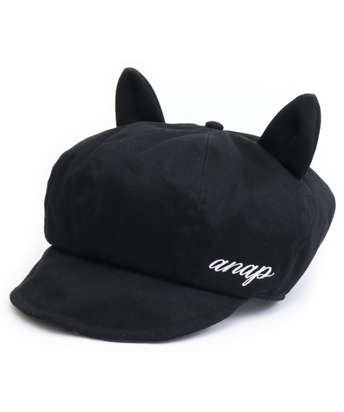 h.NAOTO h.ANARCHY 猫耳 キャスケット キャップ 帽子 ANAP kids（アナップキッズ） メッシュキャップ キャップ 帽子 ネコ耳