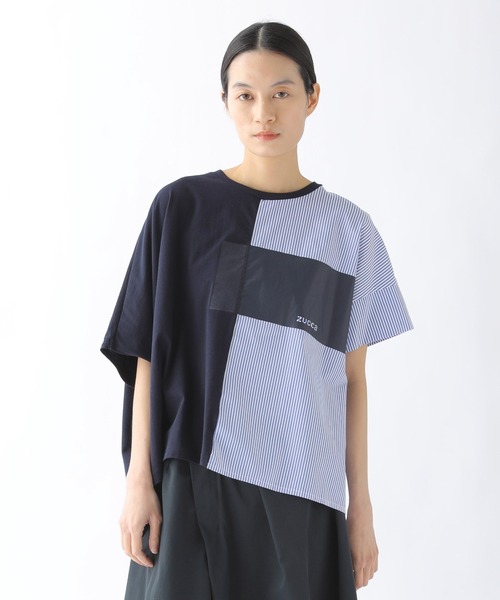 tシャツ スクエアロゴジャージィー レディースの画像