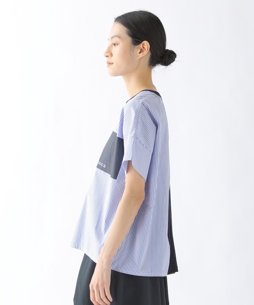 tシャツ スクエアロゴジャージィー レディースの画像