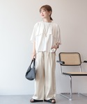 tシャツ レイヤード風加工Tシャツ レディースの詳細画像1