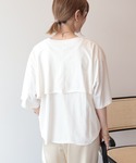 tシャツ レイヤード風加工Tシャツ レディースの詳細画像5